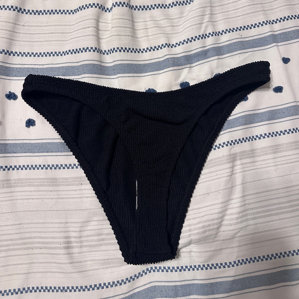 Good America Always Fit Classic Bikini Bottoms | Black | Size L/XL